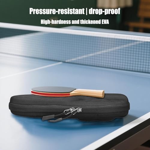 Estuche de tenis de mesa impermeable con carcasa dura resistente a impactos y forro suave 3
