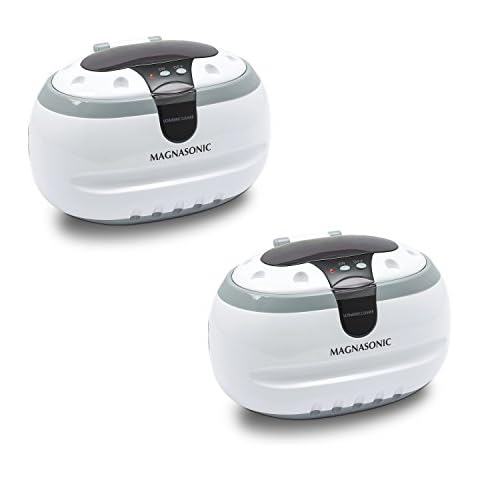 Magnasonic Professional Ultrasonic Polishing Jewelry Cleaner Machine for Cleaning Eyeglasses, Watches, Rings, Necklaces, Coins, Razors, Dentures, Combs, Tools, Parts, Instruments (CD2800) - Pack of 2 Cover