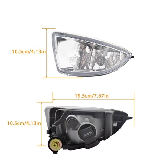Phare antibrouillard Civic 2004 2005 feu de conduite avant transparent - 5