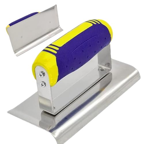 Bordatrice manuale per cemento, molatrice per cemento | Frattazzo per finitura in cemento in acciaio inossidabile, molatrice manuale,Strumenti di rifinitura di precisione con impugnatura ergonomica, s