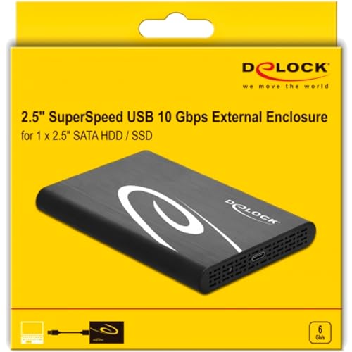 SATA 2,5 HDD/SSD DeLOCK soporte de montaje para solucionar falta de espacio de almacenamiento pc 4