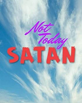 Not Today Satan Journal, Sketchbook, Journal, Diary, Dream Journal, Prayer Journal