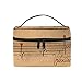 Produktbild Kosmetiktasche mit Reißverschluss einschichtige Musiknoten Valentinstag Kunst Reise Aufbewahrungstasche Tragbare Make-up Tasche Tasche Organizer Fall für Frauen