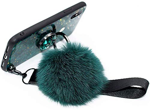 Jinghuash compatibile con Huawei Honor V20/View 20 custodia con peluche Ball, verde - Image 5
