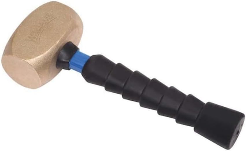 Williams JHWHSB-1.5A Brass Hammer with 10-Inch Fiberglass Handle