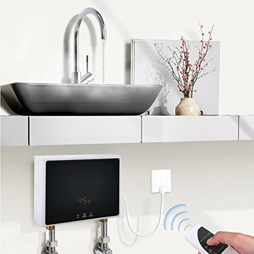 Aquecedor elétrico de água quente, 220V IPX4 à prova d'água anti-queimadura aquecedor de água sem t