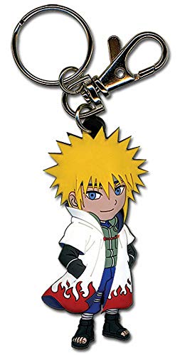 Porte-clés Naruto 4th Hokage accessoire manga authentique en PVC