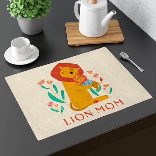Set de table en lin lavable grand format pour protéger et décorer