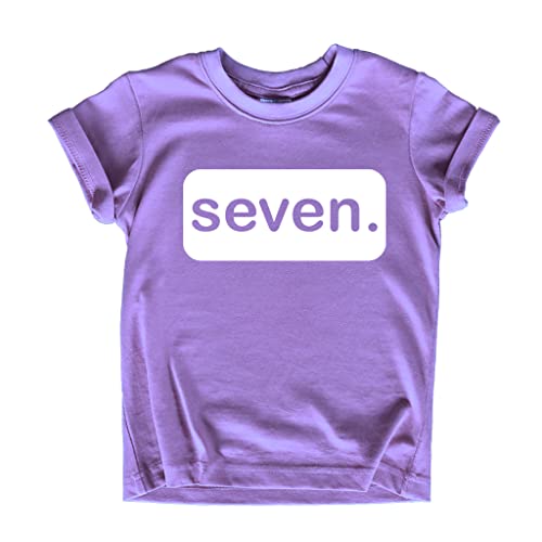 7th Birthday Girl Shirt 7 Years Old Seven Outfit Seventh Tshirt Gift Girls top 7