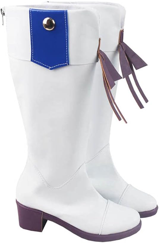 Uma Musume Tokai Teio Cosplay Shoes Back Zip Boots S008