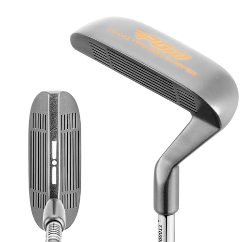 PGM Golf Club Two-Way Chipper 36 for Right and Left Handed Dual-Sided Chipper Putter Short Game Improvement Wedge for Men and Women Silver TUG071