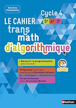 Hardcover Le cahier transmath d'algorithmique Cycle 4 5ème/4éme/3ème [French] Book