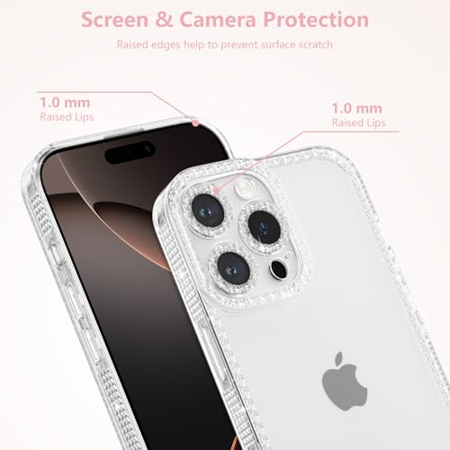 Coque silicone paillettes iPhone 16 Pro antichoc et souple - 2