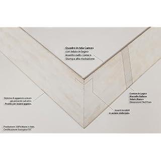 Cadre sur châssis toile canvas – – Prêt à accrocher – All You Need Is Love – Beatles – Figure Dimensione: 70x100cm D – Colore Bianco Shabby - Les Beatles, Paul McCartney, John Lennon, RIngo Starr, George Harrison Cadre sur châssis toile canvas – – Prêt à accrocher – All You Need Is Love – Beatles – Figure Dimensione: 70x100cm D - Colore Bianco Shabby – Image 5