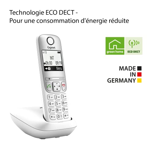 Téléphone fixe GIGASET L36852 H2810 N152 Écran 34x37mm rétroéclairé Blocage 32 num. Mains‑libres HD - vue 6