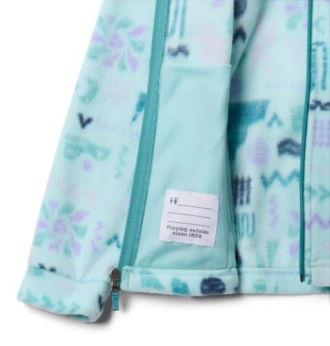 Image of Columbia Youth Girls Benton Springs II Printed Fleece Jacket