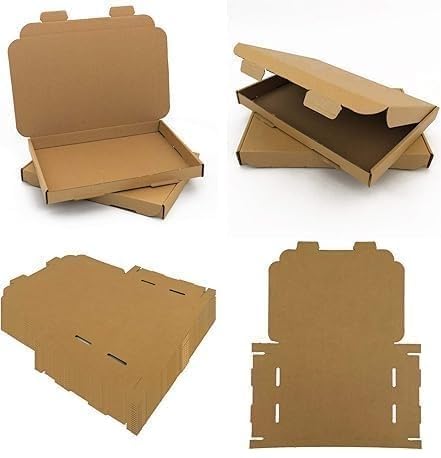 Red Rainbow C4/A4 PIP Box Shipping Postal Large Letter Boxes - Size: 320x230x20mm (PACK OF 400)