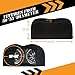 Jusen RV Tire Covers, Dual Axle Wheel Cover (2 Pack) Fits 30