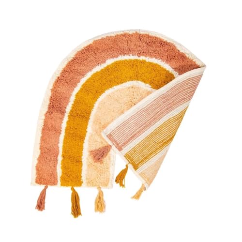 Sass & Belle Earth Rainbow Rug With Tassels - Image 3
