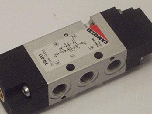 Camozzi 358-033, 5/2,1/8 Bsp Pilot- Pilot Operation [Energy Class A+]