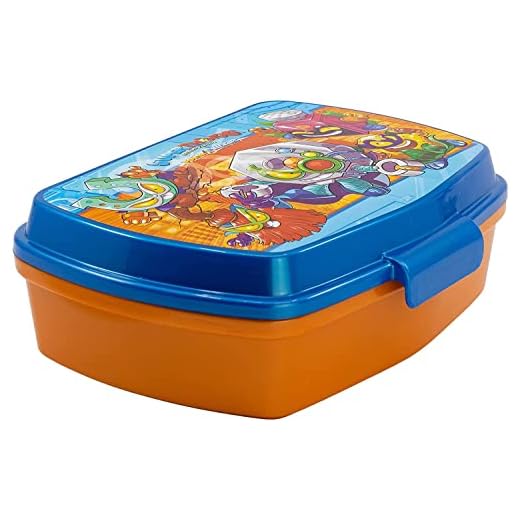 2738; Sandwichera rectangular multicolor Superzing; producto de plástico; libre BPA