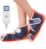 Feet Heating Pads for Women and Men, 2PCS Deep-Penetrating Electric Heated Foot Wrap for Neuropathy Pain Relief, Heating Pad for Feet Pain Relief, 86℉-158℉ & Auto Shut Off