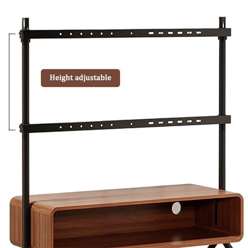 Soporte móvil para TV de 50-85 pulgadas con ruedas y altura ajustable miniatura 6