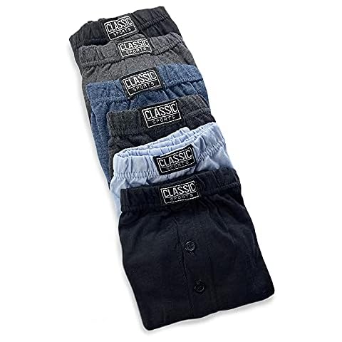 Undercover 6 Pairs Mens Cotton Rich Plain Boxers TF99 6XL Cover