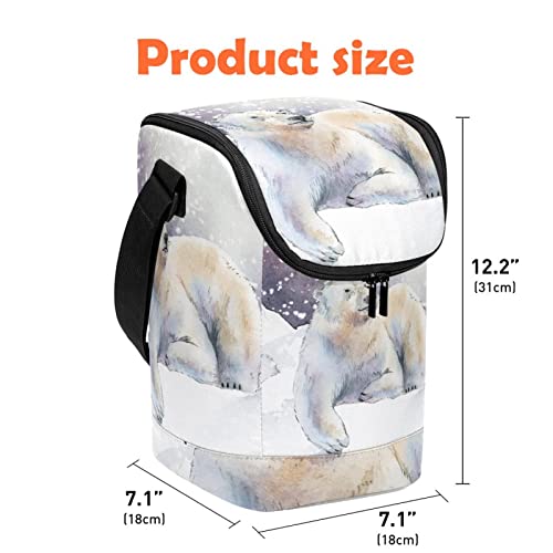 Bolsa de almuerzo escolar de oso polar ideal para excursiones 5
