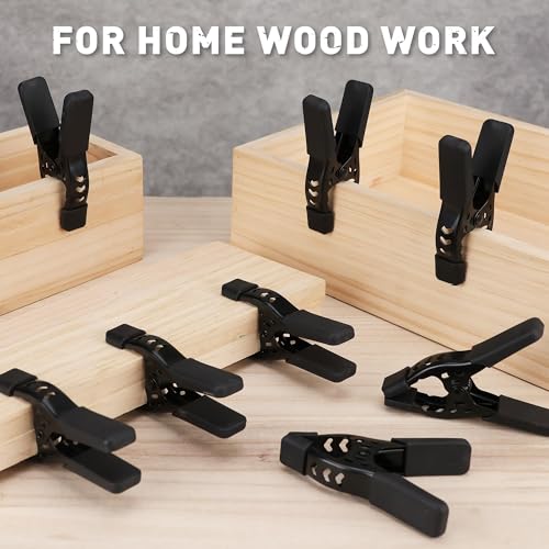 Image of 20-Piece Spring Clamps for Woodworking /Backdrop Stand /Pool Cover / 4-inch Tarp Clamps Heavy Duty Clips Spring Clips Metal Clamp Large Heavy Duty Clamps