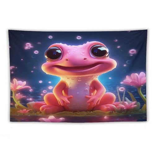 Tenture grenouille esthétique avec impression textile de précision pour grand salon