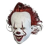 Beita Halloween Mask IT For Adult/Kids，Horror Clown Latex Mask Cosplay Party (Ordinary-A)