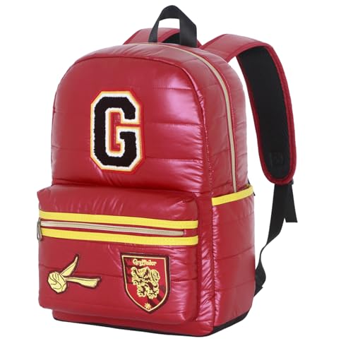 Harry Potter Zaino Padding, 30 x 41 cm, Capacità 15.5 L, Rosso G