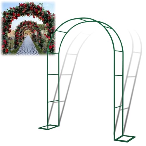 Arche à rosiers 230 cm en fer forgé avec tonnelles de jardin pour vignes grimpantes