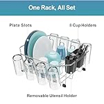 GSlife Small in Sink Dish Drying Rack - Stainless Steel Compact Dish Drainer for RV Kitchen Apartment Sink, Rust Resistant Inside Sink Rack, 1–2 Person Households, 11.6" W x 13.4" L, Silver - Image 3
