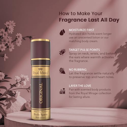 Royal Mirage Men Body Deodorant Spray 200Ml (Original Classic) - view 6