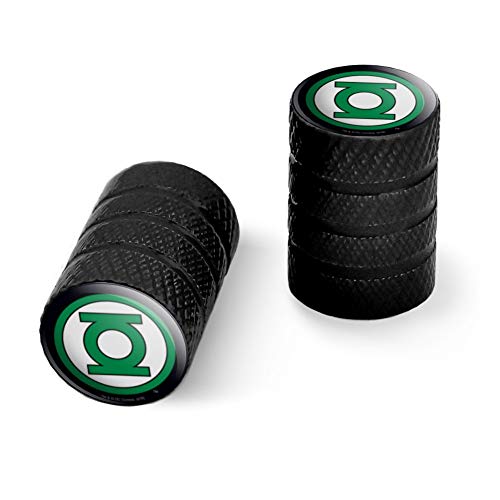 Green Lantern Logo Motorcycle Bicycle Bike Tire Rim Wheel Aluminum Valve Stem Caps