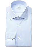 enganliegender Schnitt van Laack Herren RIVARA-PTFC6N P Freizeithemd, Blau (Hellblau 720), 45