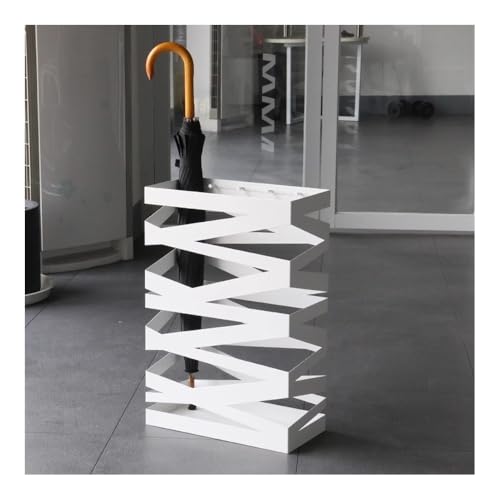 Porte-parapluie de bureau blanc support rangement parapluies balcon et salon moderne