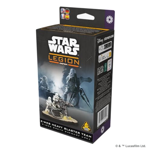 Bláster Pesado E-Web miniatura Star Wars Legion juego expansion Asmodee 3