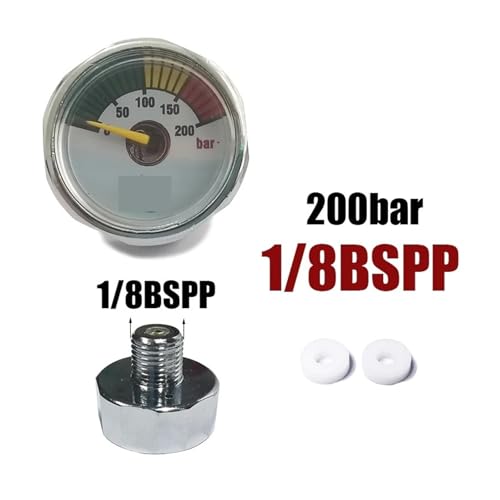 Manomètre 200 bar M8 cadran 25mm pour éviter la surpression - 2