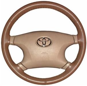 Wheelskins Original One Color non perforated style Leather Steering Wheel Cover - Color: White, Size: A