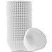 MontoPack 400-Pack White Holiday Party Paper Baking Cups - 1.97-inch No Smell, Safe Food Grade Inks and Paper Grease Proof Cupcake Liners Perfect Cups for Cake Balls, Muffins, Cupcakes, and Candies