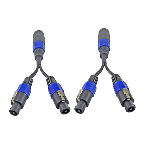 Cable Adaptador Speakon WJSTN 2 polos 2 pack miniatura 4