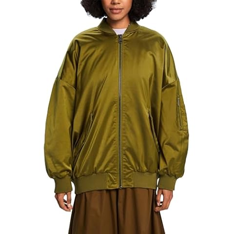 ESPRIT Shimmering Satin Bomber Jacket Cover
