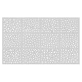 Lurrose Snowflake Nail Sticker White Xmas Nail Decals 3D Self-adhesive Nail Art Stickers for Winter