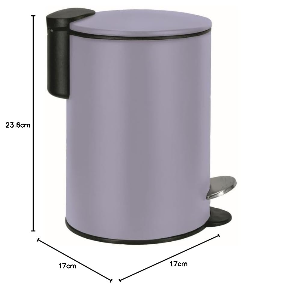 Kleine Wolke Silence Cosmetic Bin 3 Litre Metal Lavender, Länge 17 cm, Breite 17 cm, Höhe 23,6 cm - Image 2