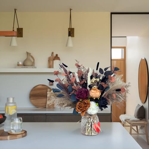 RyddeligHome Christmas Centerpieces for Dinner Table, Fall Centerpieces for Tables, Coffee Dining Table Centerpiece Decor for Home, Xmas Winter Decorations, Centro De Mesa De Otoño - Image 7