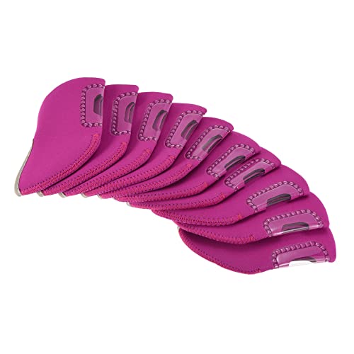 Housses de club de golf en fer étanches PATIKIL rose rouge - Accessoire sport de plein air
