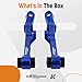maXpeedingrods Front Lower Forward Control Arms for Nissan 350Z Z33 2003-2009, for Infiniti G35 Sedan Coupe RWD/2WD 2003-2007, Poly Bushing, Blue